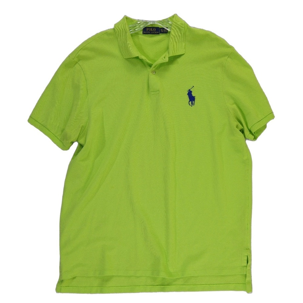 Ralph Lauren Polo Shirt Men's Size XL Lime Green Short Sleeve Cotton Pique
Golf